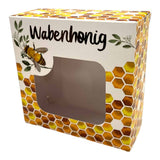 Verpackung für Wabenhonig „farbenfroh“