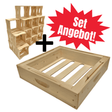 Honigraum für Wabenhonig Dadant Blatt 12, 499×499 für 44 Rähmchen