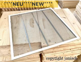 Rundstabgitter mit Rahmen verpresst; EM_Quadrat / 435x435